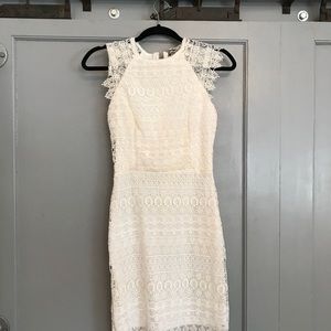 White lace dress
